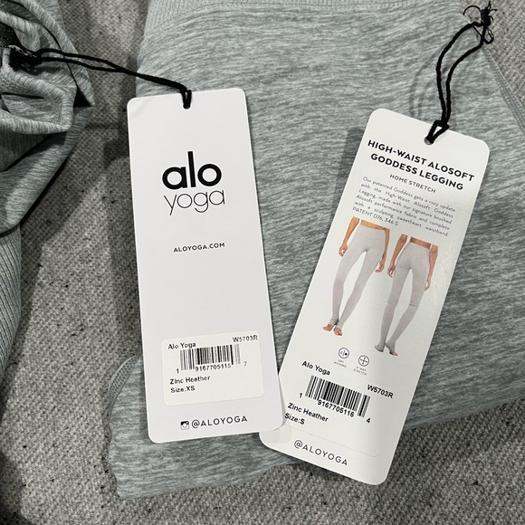 alo high-waist alosoft goddess legging | sizes xs & s - Picture 5 of 6